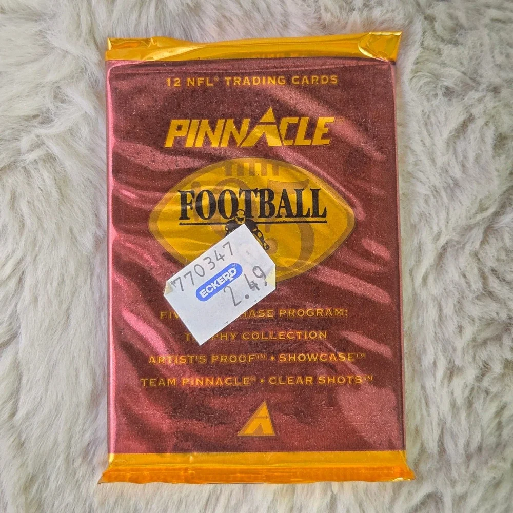 1995 Pinnacle Football 4 Sealed Packs Lot 12 Cards Per Pack Vintage NFL NFLPA